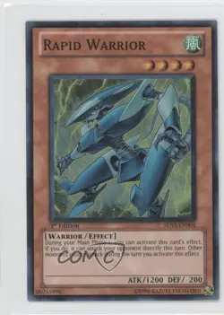 Rapid Warrior 1st Ed. YuGiOh 5D's Duelist Toolbox Starter Deck #5DS3-EN004 0e1 - Image 1