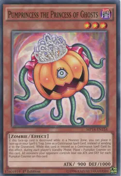 Yugioh Pumprincess The Princess Of Ghosts MP14-EN154 Common 1st NM x3 Play Set - Image 1