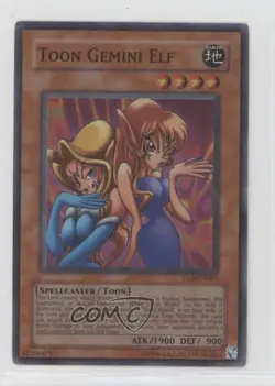 Toon Gemini Elf YuGiOh Duelist League Series 6 #DL6-EN001 2004 b1g - Image 1