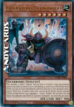 GUERRIERO DODODODO • (Dodododo Warrior) • Ultra R • DUAD IT004 • 1Ed • Yugioh! - Image 1