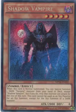 Yugioh Shadow Vampire MP14-EN152 Secret Rare 1st NM - Image 1