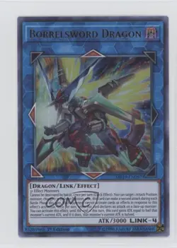 Borrelsword Dragon Ultra Rare 1st Ed. YuGiOh Gold Sarcophagus Tin Mega Pack yl0 - Image 1