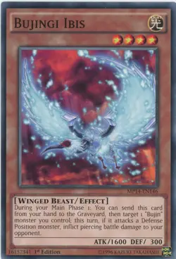 Yugioh Bujingi Ibis MP14-EN146 Common 1st Edition NM x3 Play Set - Image 1