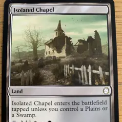 MTG - ISOLATED CHAPEL - Fallout (R) Magic The Gathering Rare Card Land - Image 2