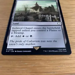 MTG - ISOLATED CHAPEL - Fallout (R) Magic The Gathering Rare Card Land - Image 3