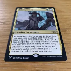 MTG Kellan Joins Up [Outlaws of Thunder Junction] NM Rare Magic Card - Image 3