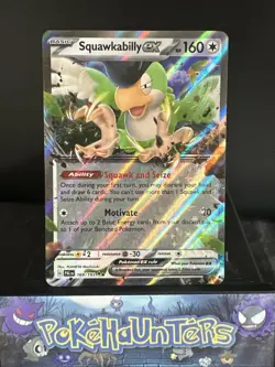 Pokemon Card Squawkabilly ex 169/193 Double Rare Paldea Evolved NM - Image 1