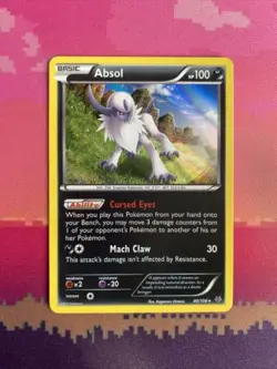 Pokemon Card Absol Roaring Skies Holo Rare 40/108 Near Mint - Image 1