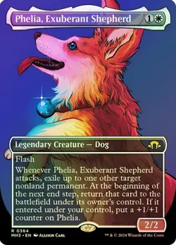Phelia, Exuberant Shepherd Foil Borderless Modern Horizons 3 NM MTG - Image 1