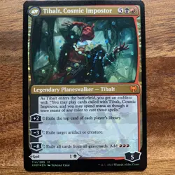 Mtg Valki God of Lies/Tibalt, Cosmic Imposter - Kaldheim FOIL NM Planeswalker - Image 3