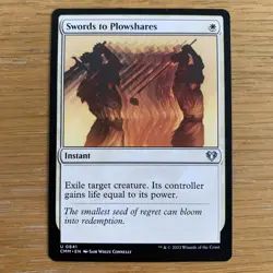 MTG ~ Swords to Plowshares ~ Commander Legends ~ Near Mint ~ Uncommon Magic - Image 1