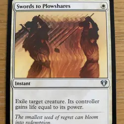MTG ~ Swords to Plowshares ~ Commander Legends ~ Near Mint ~ Uncommon Magic - Image 2