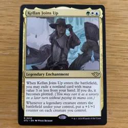 MTG Kellan Joins Up [Outlaws of Thunder Junction] Near Mint Rare Magic - Image 1