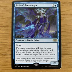 MTG - Talion's Messenger [Wilds of Eldraine] Near Mint Rare Magic The Gathering - Image 1