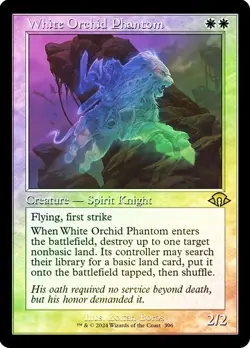 White Orchid Phantom Foil Retro Frame Modern Horizons 3 NM MTG - Image 1