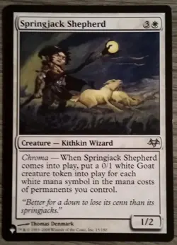 Springjack Shepherd #15/180 MTG The List - Eventide Uncommon Near Mint - Image 1