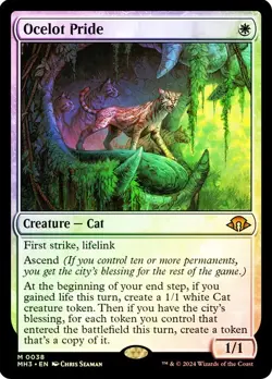Ocelot Pride Foil Modern Horizons 3 NM MTG - Image 1