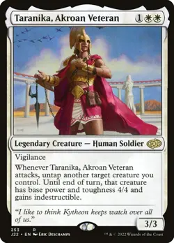 Taranika, Akroan Veteran #253 MTG Jumpstart 2022 Rare NM - Image 1