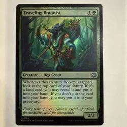 x1 Traveling Botanist TDM Tarkir Dragonstorm MTG 164 Foil Uncommon M/NM 1x - Image 1
