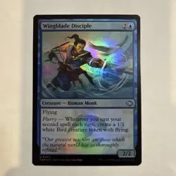 x1 Wingblade Disciple TDM Tarkir Dragonstorm MTG 65 Foil Uncommon M/NM 1x - Image 1