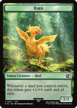 Bird 0017&Wizard 0015 2Sided Token 17&15 MTG FINAL FANTASY Token NP - Image 1