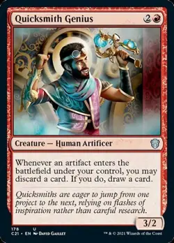 Quicksmith Genius - Light Play MTG Commander 2021 Strixhaven - Image 1