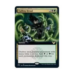 WOTC MtG Strixhaven: School of Mage Culling Ritual (Extended Art) (R) (Foi NM - Image 1