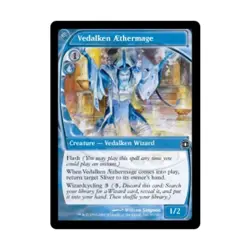 WOTC MtG Future Sight Vedalken Aethermage (C) (Foil) EX - Image 1