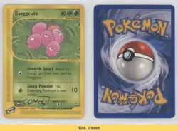 Exeggcute Pokemon e-Card Series Aquapolis #76 2002 READ 7m3 - Image 3
