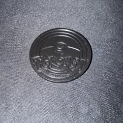 Pokemon TCG flip coin Mega Mewtwo Y pink rainbow holo Burning Spark theme deck - Image 2