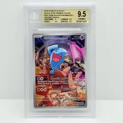 CARTA POKEMON WOBBUFFET PROMO 203 - ETB RIVALI PREDESTINATI - ITA - BGS 9,5 - Image 1