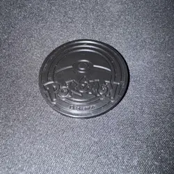 Pokemon Team aqua Collectible Coin blue and black holo pogs tcg - Image 2