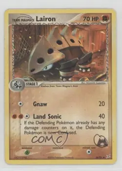 Team Magma's Lairon Pokemon EX Magma vs Aqua #36 2004 05v0 - Image 1