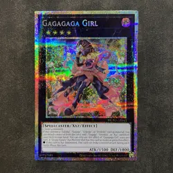 Yugioh Gagagaga Girl DUAD-AE043 PSER Asia Prismatic Secret Rare NM - Image 1