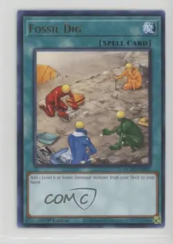 Fossil Dig 1st Ed. YuGiOh Maximum Gold: El Dorado #MGED-EN057 0su9 - Image 1