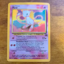 Pokemon Card Mew Holographic Black Star Promo #9 Card WOTC 1999-2000 NM - Image 1