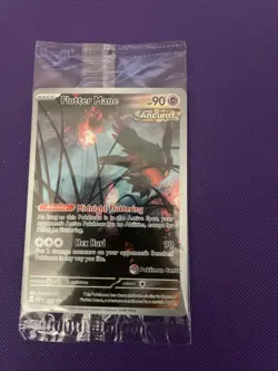 Flutter Mane SVP 097 Black Star Promo Pokemon Center Stamped Card Sealed - Image 1