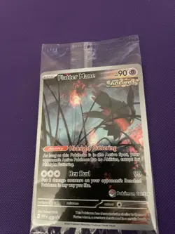Flutter Mane SVP 097 Black Star Promo Pokemon Center Stamped Card Sealed - Image 2