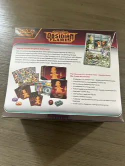Obsidian Flames Elite Trainer Box ETB Scarlet & Violet Pokemon Card New & Sealed - Image 3