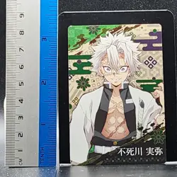 Sanemi Shinazugawa Demon Slayer Card CCG Japanese BANDAI #2566281 #011 0721 - Image 2