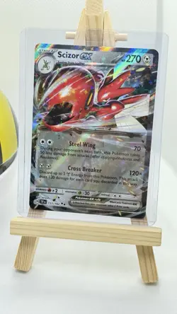 Pokemon Card Scizor ex 111/162 Temporal Forces Double Rare Near Mint - Image 1