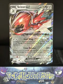 Pokemon Card Scizor ex 111/162 Temporal Forces Double Rare Near Mint - Image 1