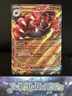 Pokemon Card Incineroar EX 034/162 Double Rare Temporal Forces NM - Image 1