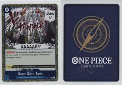 2022 One Piece Card Game: Paramount War OP02 R Gum-Gum Rain #OP02-068 15fy - Image 3