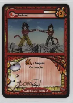 1998 Dragon Ball GT Italian Trading Card Game Fusione! 0ez5 - Image 1