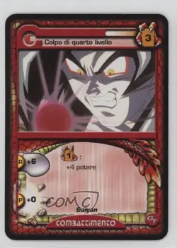 1998 Dragon Ball GT Italian Trading Card Game Colpo di quarto livello 0ez5 - Image 1