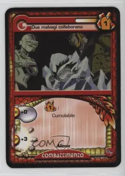 1998 Dragon Ball GT Italian Trading Card Game Due malvagi collaborano 0ez5 - Image 1
