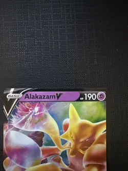 Pokemon Card Alakazam V SWSH083 Black Star Promo Near Mint - Image 2