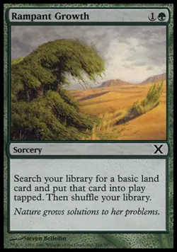 Rampant Growth - Light Play MTG 10th Edition - Image 1