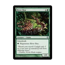 WOTC MtG Zendikar River Boa (U) (x4) NM - Image 1